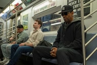 Denzel Washington (right) stars in "Highest 2 Lowest."