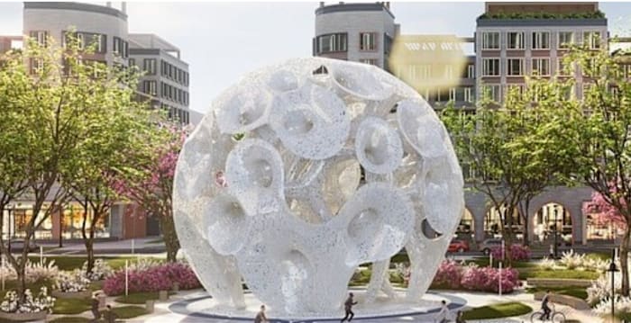Who’s paying for The Pearl sculpture at RiversEdge?
