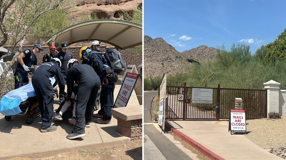 Two people were rescued off of the same Phoenix trail as the Valley grapples with extreme heat...