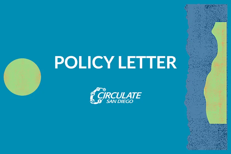 Comment Letter: Comments on Draft Caltrans Director's Transit Policy