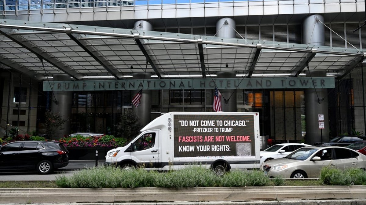 ‘Do Not Come to Chicago,’ billboard driving around Trump Tower reads – NBC Chicago
