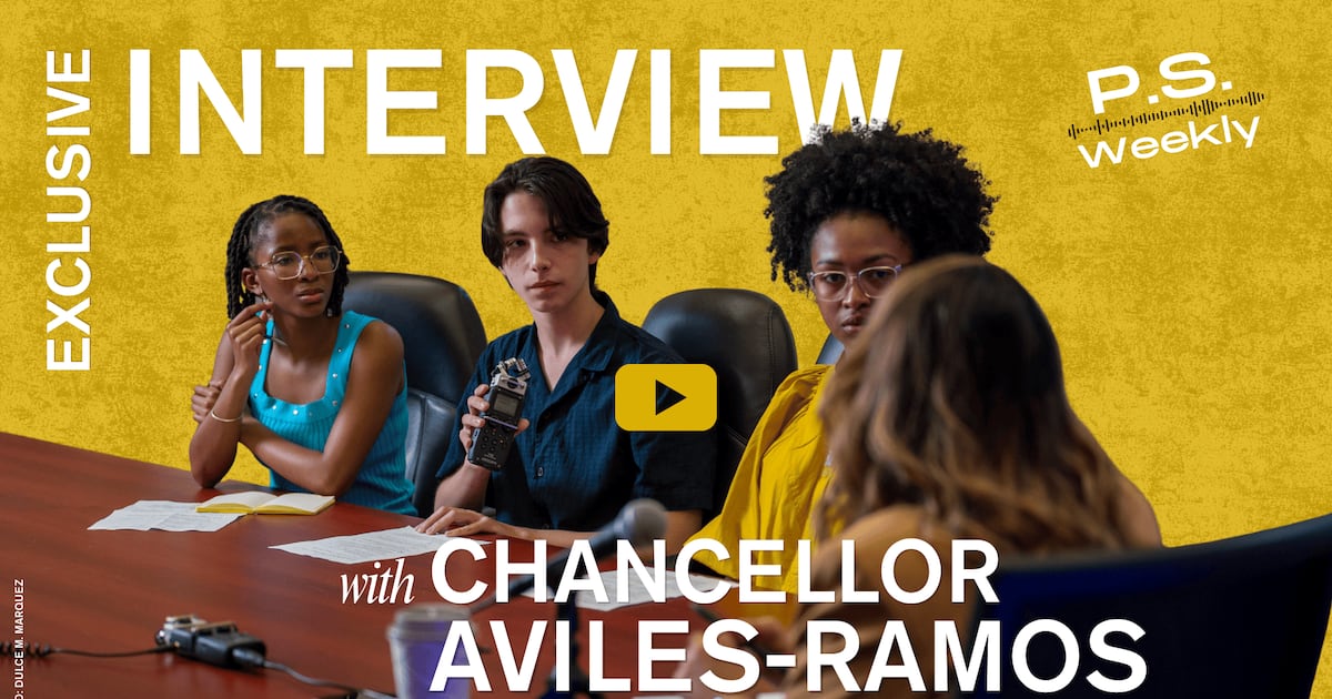 NYC student journalists interview Chancellor Melissa Aviles-Ramos