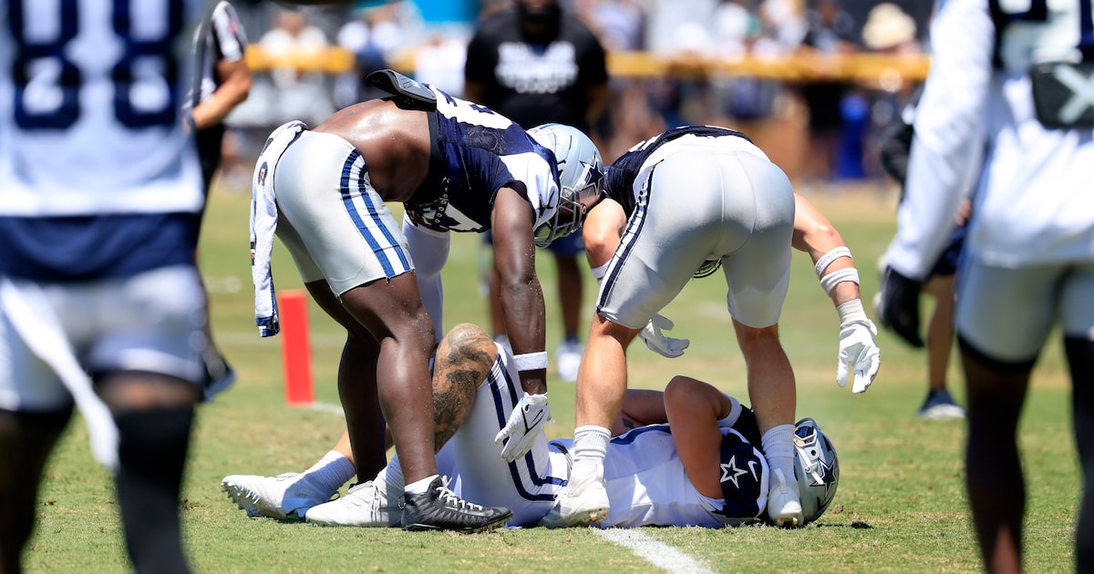 Physical Cowboys practice leads to multiple injuries, including Jake Ferguson, Jaydon Blue