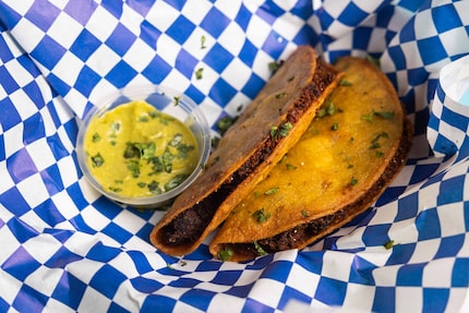 The Deep Fried Deli Tacos by Brent and Juan Reaves use the smoked pastrami that wowed us in...