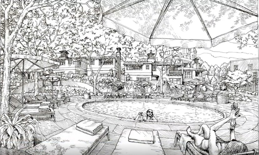 The swimming pool, which once has the best view of downtown on that side of the city, will...