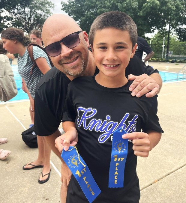 Chris Nardi was over the moon proud of son Sal...