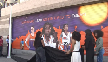 New mural at PHX Arena celebrates women in sports