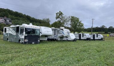 What’s up with the trailers at Revol Church in north Asheville? Why so much wet cardboard at the Curbie recycling plant? • Asheville Watchdog
