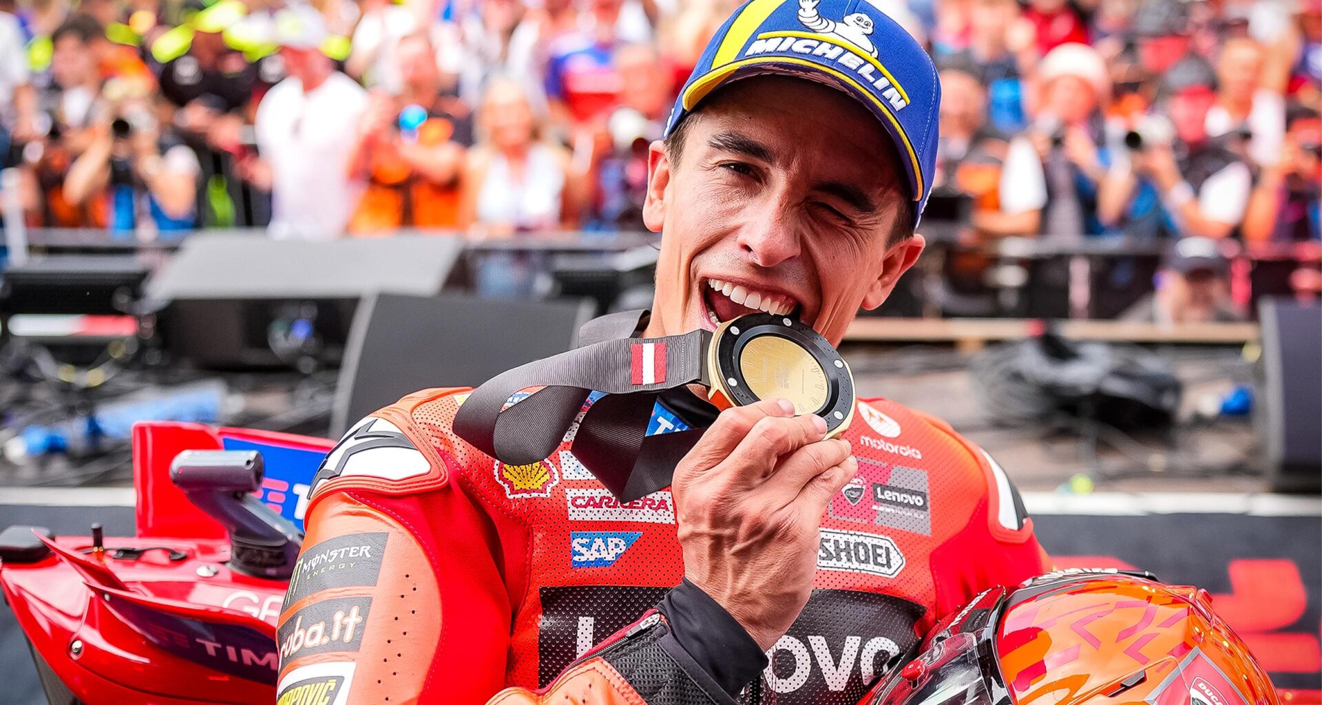 Marquez continues victory run as Bagnaia suffers DNF