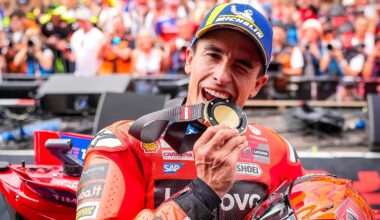 Marquez continues victory run as Bagnaia suffers DNF