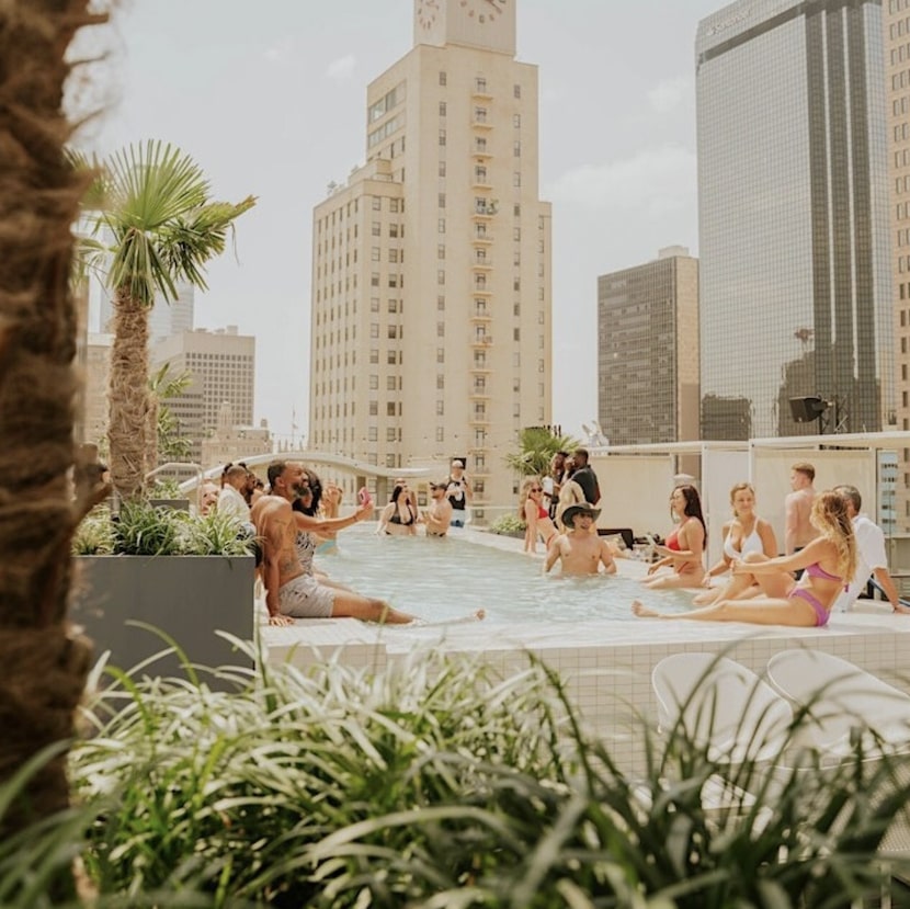 Enjoy live DJs, drinks and a great view of the Dallas skyline at Waterproof on the 19th...