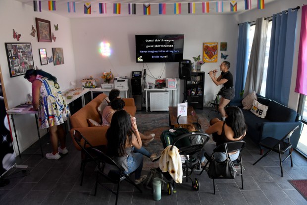 Jesus Suatan takes the karaoke stage at MiSELA, an LGBT...