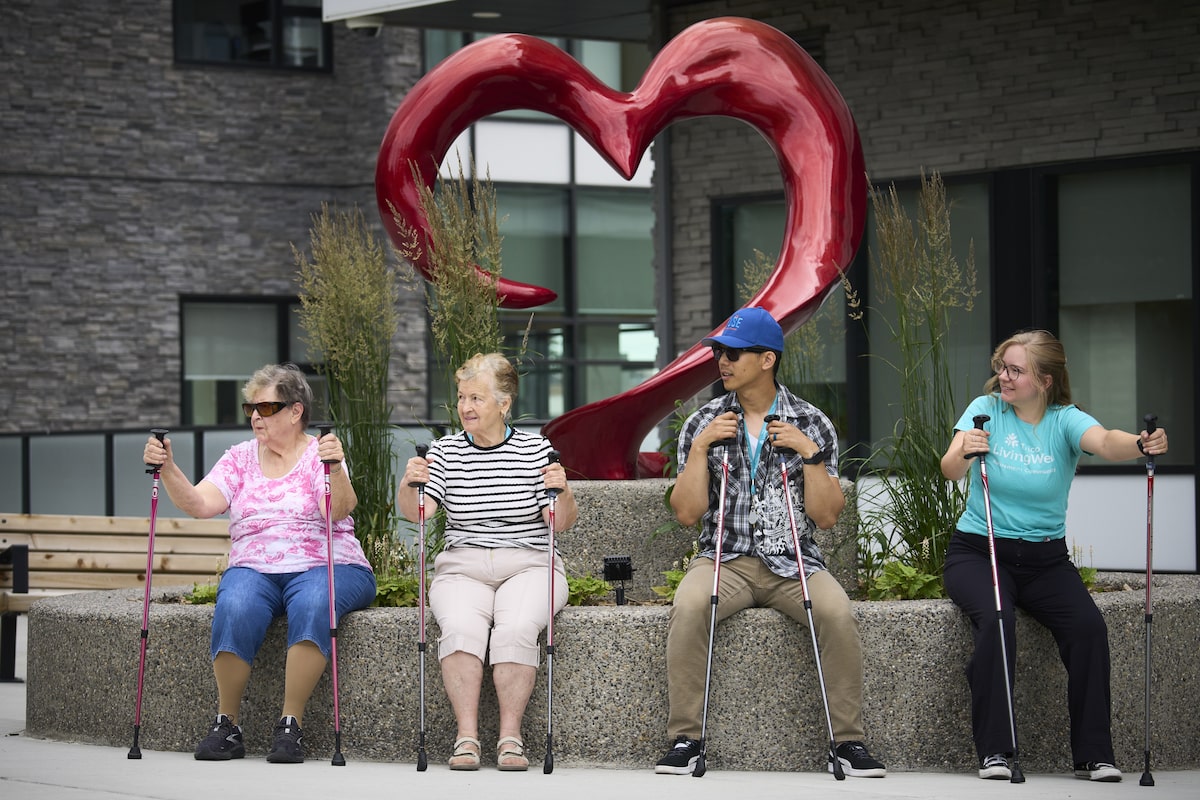 Fitness is being promoted in seniors’ homes across Canada for better health, social connection