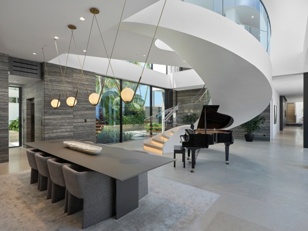 Front room at 3 The Point in Coronado. (Courtesy of...