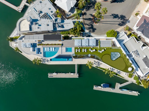 The roof at 3 The Point in Coronado. (Courtesy of...