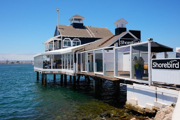 The Shorebird Restaurant at Seaport Village opened less than a week ago in San Diego, CA. (Nelvin C. Cepeda / The San Diego Union-Tribune)