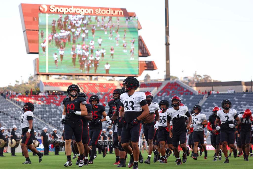 Quick hits from Aztecs’ scrimmage — no missed tackles, a long TD, a pick six, a scholarship earned – San Diego Union-Tribune