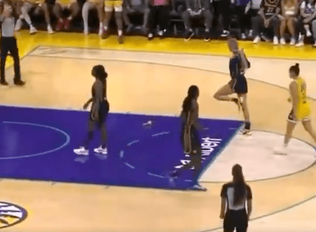 What appeared to be a sex toy was thrown on the court at the Fever-Sparks game.