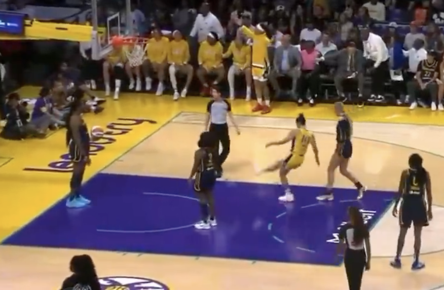 What appeared to be a sex toy was thrown on the court at the Fever-Sparks game.