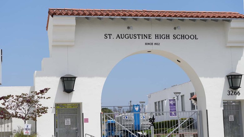 St. Augustine High School in San Diego.