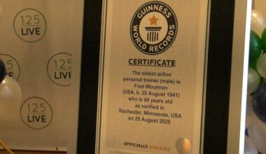 Rochester’s oldest personal trainer awarded Guinness World Record