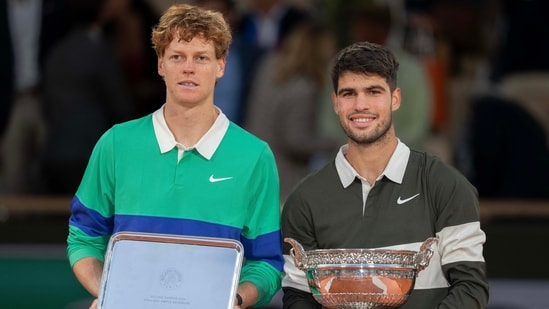 Jannik Sinner and Carlos Alcaraz's focus on the US Open singles might force them to withdraw from the mixed doubles event.(IMAGN IMAGES via Reuters Connect)
