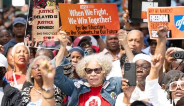 Wall Street protest march attacks Trump on DEI and threatened city takeovers