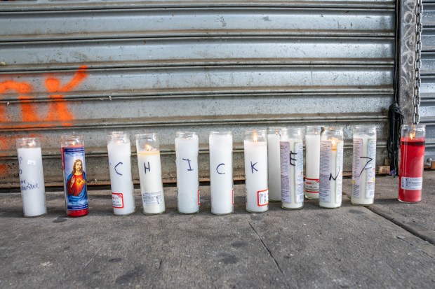 A 33-year-old man was fatally shot in the head on Westchester Ave. near Morrison Ave. in the Bronx on Thursday, Aug. 7, 2025. (Theodore Parisienne / New York Daily News)