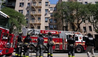 Man in critical condition after fire in Bronx apartment building