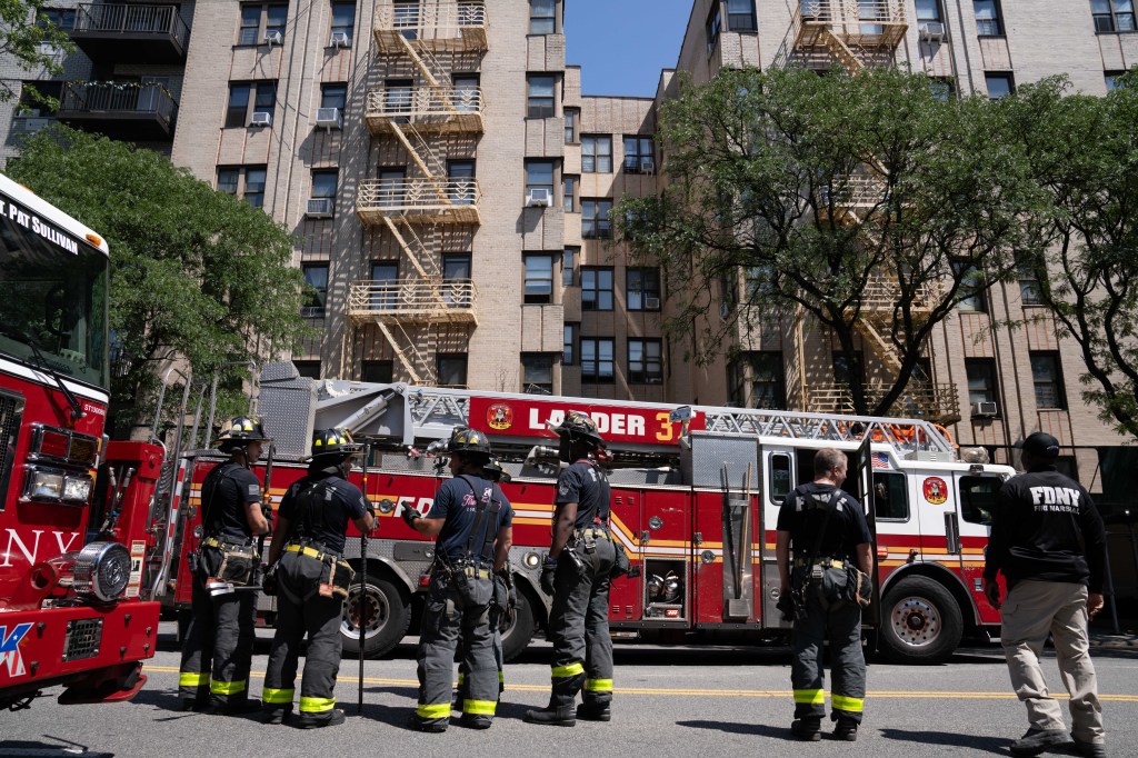 Man in critical condition after fire in Bronx apartment building