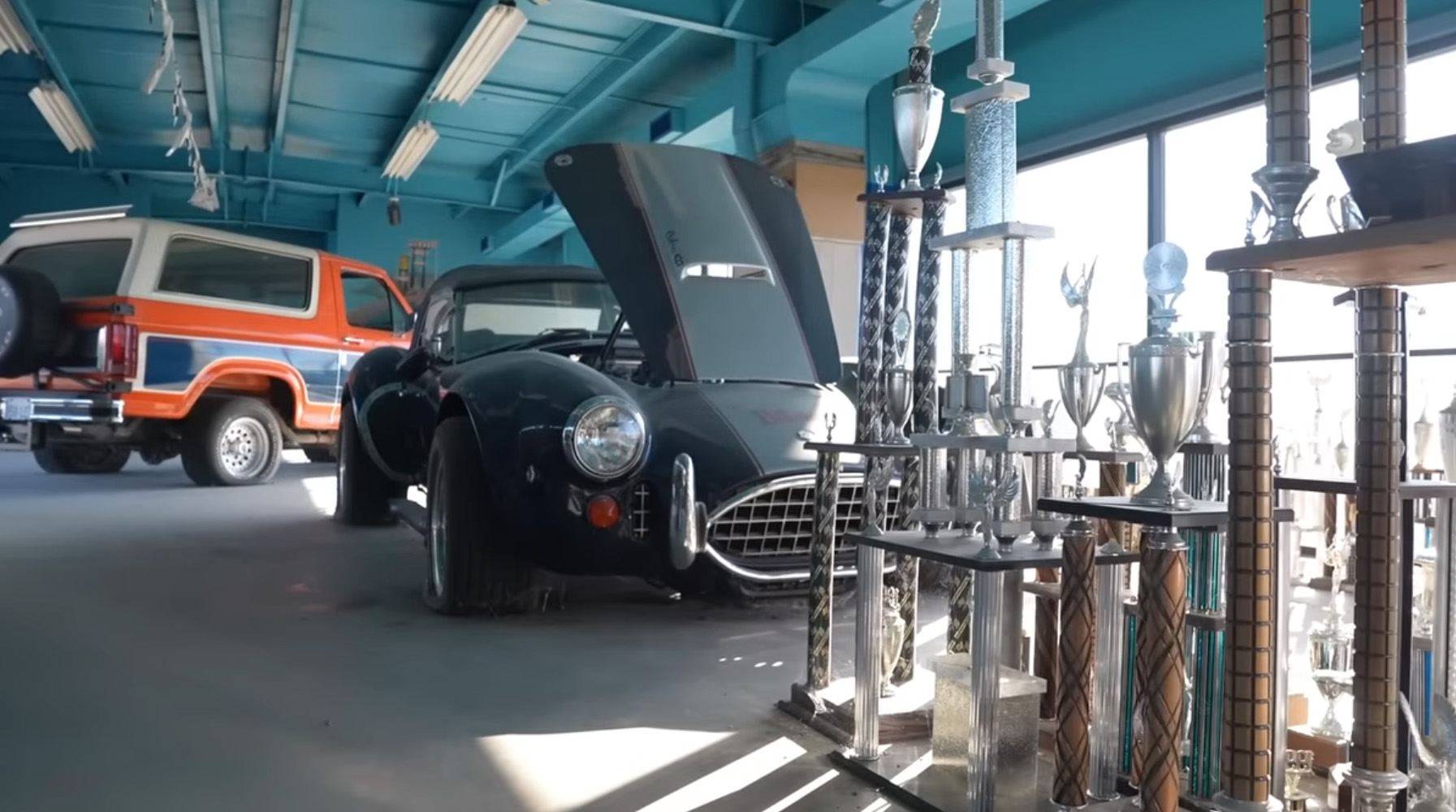 Blue Oval Collection Of NASCAR Ford Team Owner Abandoned: Video