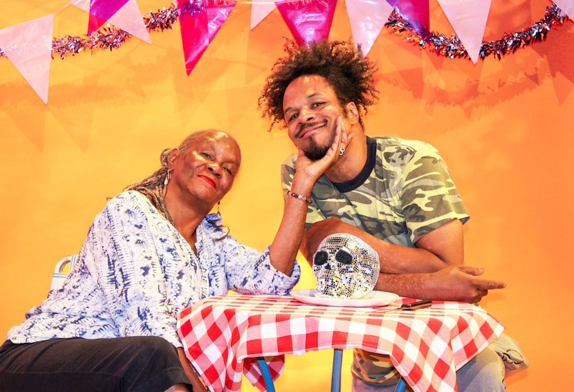 Vickie Washington,  Fat Ham  director, with her son, Djor  Nance, who is assisting her on...