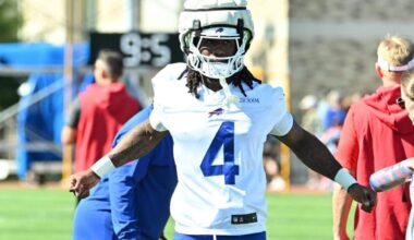 James Cook dresses but refuses to take field for Buffalo Bills: ‘We wanted him to play’