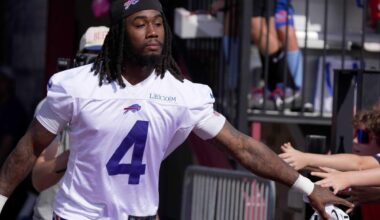 Buffalo Bills, James Cook enter a staring contest over contract. How could it end?