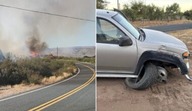 A man was arrested for allegedly starting a wildfire in Yavapai County on Friday, authorities said....