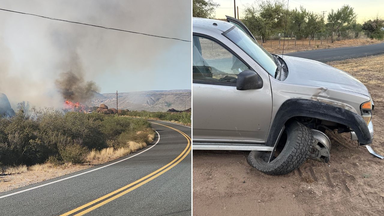 A man was arrested for allegedly starting a wildfire in Yavapai County on Friday, authorities said....