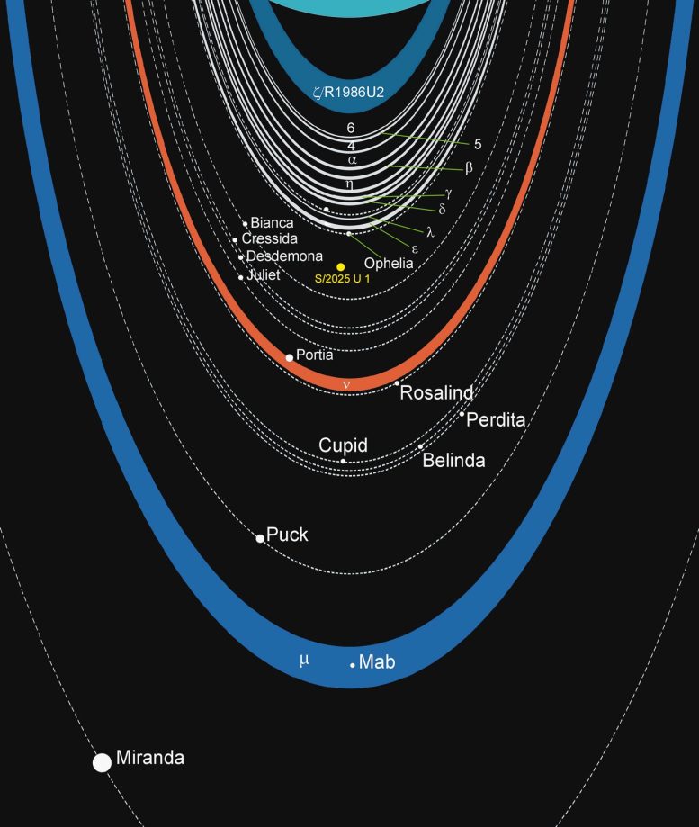 Uranian Rings, Satellites, and New Moon
