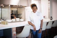 Chef Tiffany Derry at the second location of Radici in Grand Prairie on April 9, 2025.