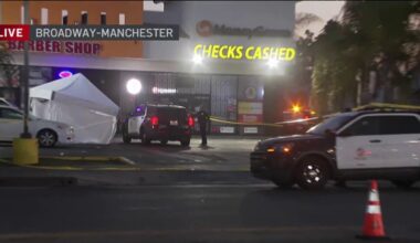 One dead, one injured in LA’s Broadway-Manchester shooting – NBC Los Angeles