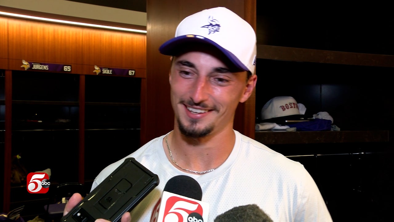 WATCH: Vikings postgame locker room interviews after preseason opener against Houston