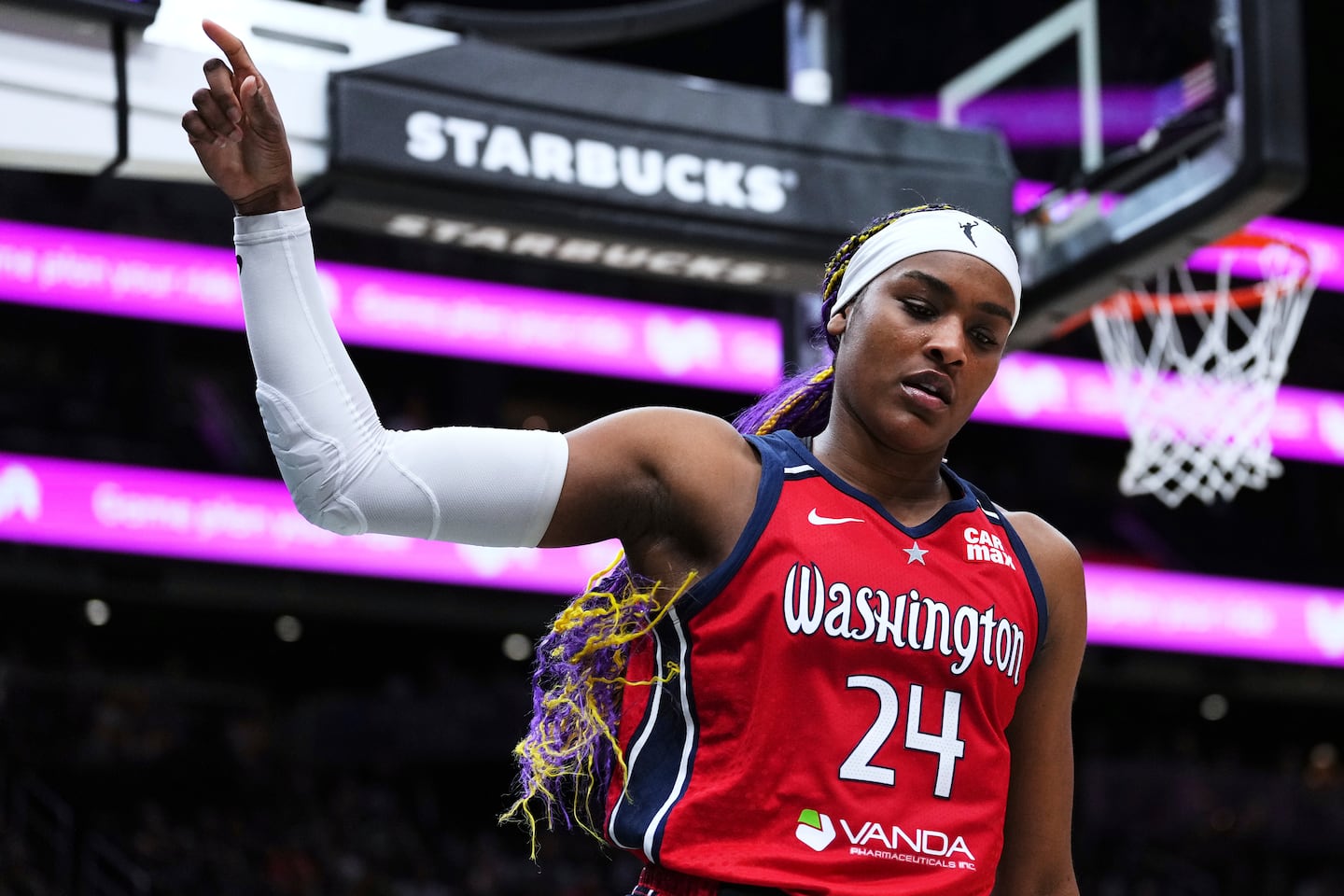 Aaliyah Edwards was the sixth overall pick in the 2024 WNBA Draft by the Washington Mystics.
