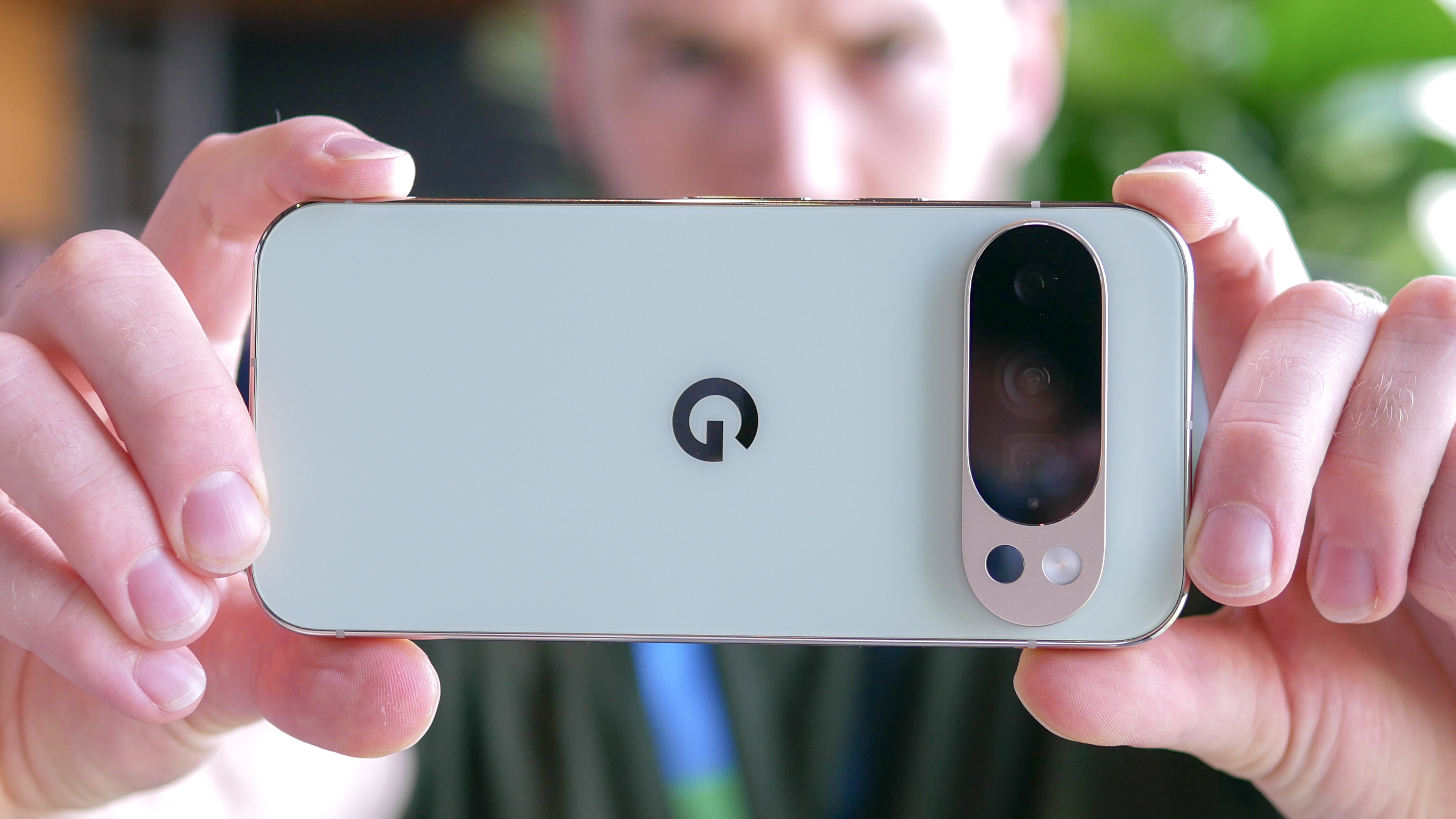 Google Pixel 10 Pro used to take a photo