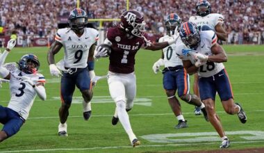 Reed’s career-high 4 TD passes and Conception’s debut lead Texas A&M to 42-24 win over UTSA