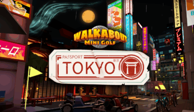 Walkabout Mini Golf Path Crosses Capybaras & Neko Atsume Kitties