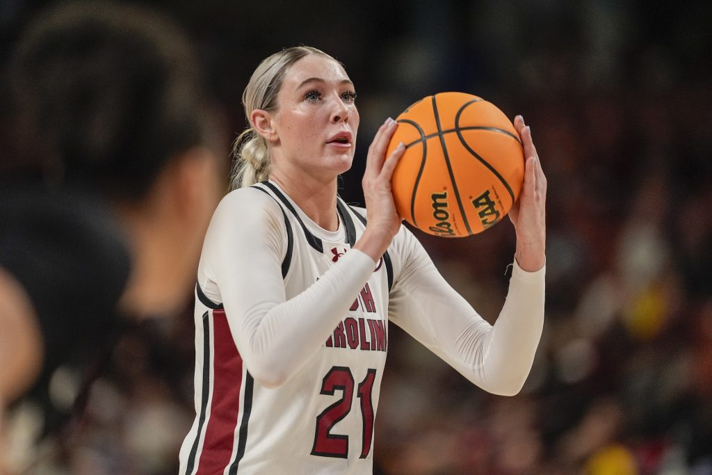 Collin Murray-Boyles, Tessa Johnson, Kamilla Cardoso And More Gush Over South Carolina Star Chloe Kitts' After-Dark Snaps