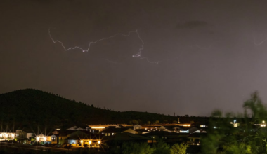 Good monsoon rain lately, but not so much at Phoenix Sky Harbor