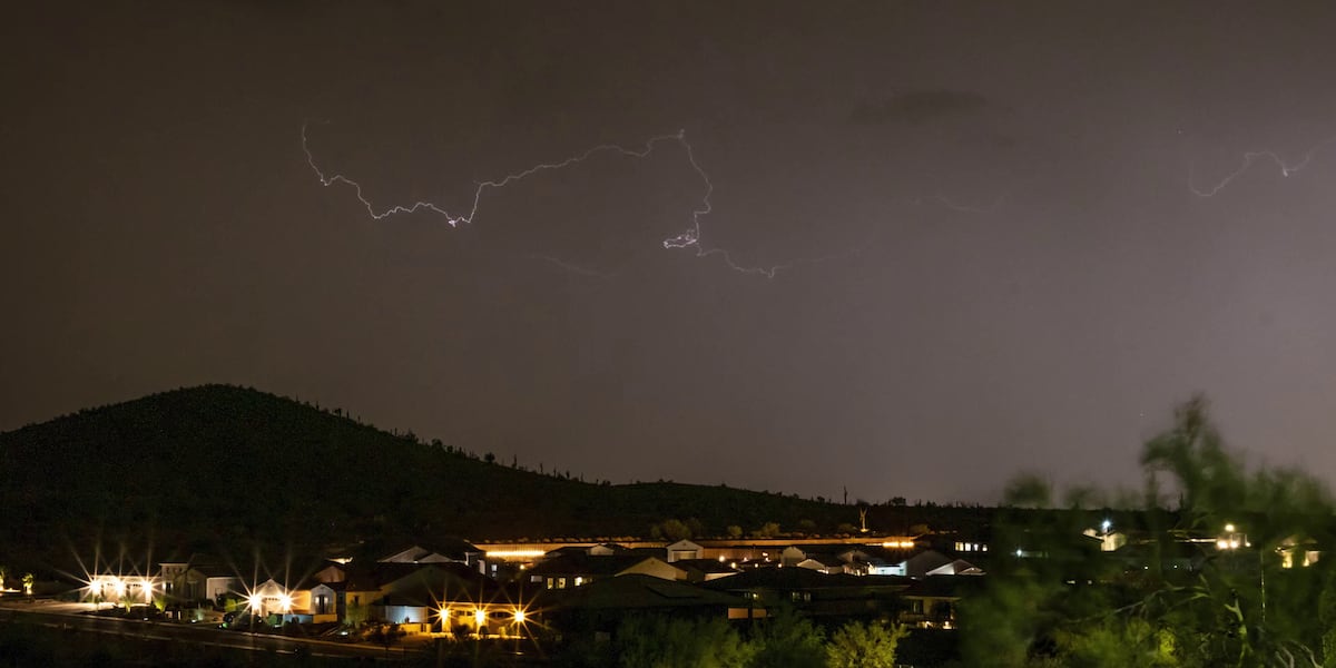 Good monsoon rain lately, but not so much at Phoenix Sky Harbor