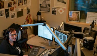 Sophie and Colin Hortman plan Current 89.3 FM playlist