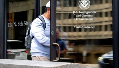 The Philadelphia field office of Immigration and Customs Enforcement (ICE) in Center City.