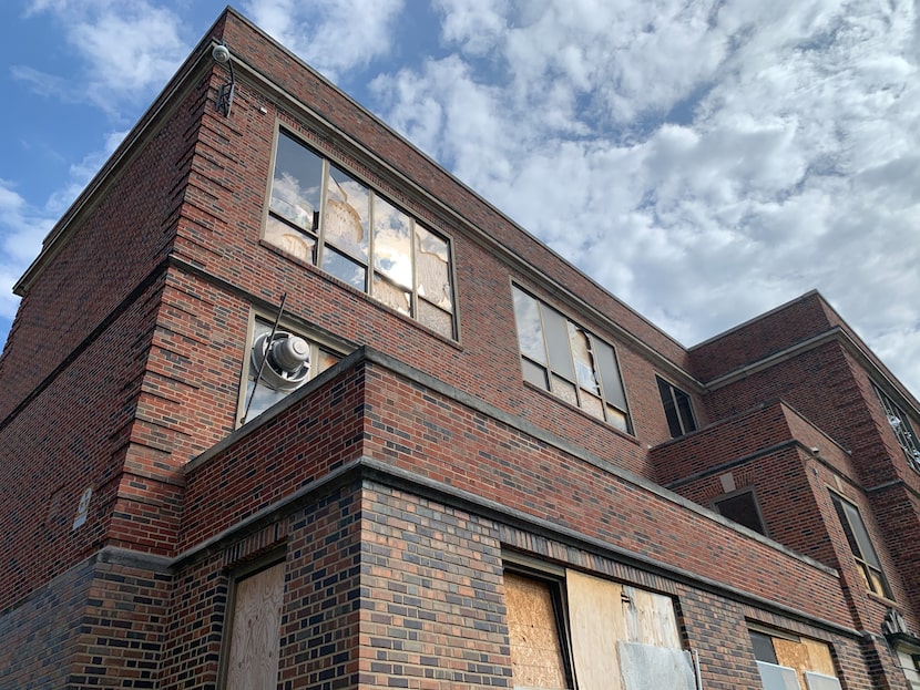 District officials say kids have been getting inside the 1915 W.H. Adamson campus, which the...
